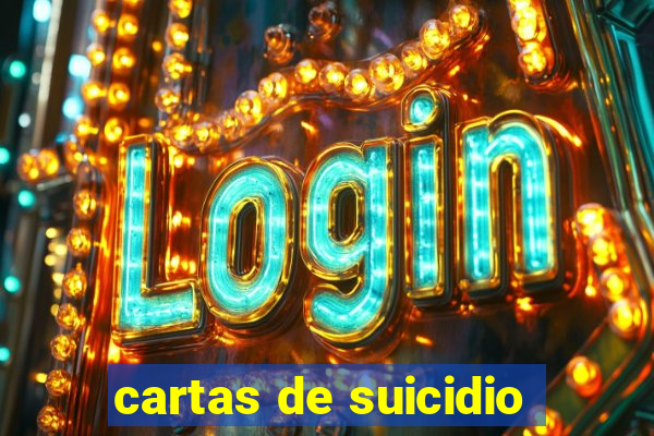 cartas de suicidio